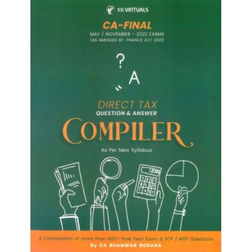 CA. Bhanwar Borana's Direct Tax Question & Answer (Q & A) Compiler for CA Final May 2022 Exam | DT Compiler - Make My Delivery